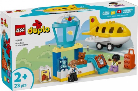 Klocki DUPLO 10443 Pierwszy raz: Na lotnisku LEGO