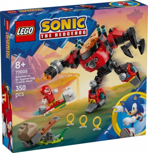 Klocki Sonic 77005 Knuckles kontra Dr. Eggman w mechu Egg Crusher LEGO