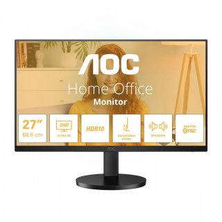 Monitor U27B3AF 27 cali IPS 4K HDMIx2 DP HAS Głośniki AOC
