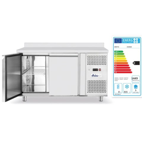 Stół mroźniczy z blatem roboczym 2-drzwiowy Profi Line 136cm - Hendi 232064 Hendi