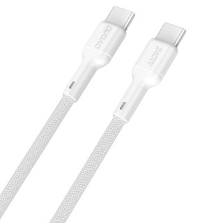 Kabel przewód USB-C PD 240W 2m - biały DUDAO