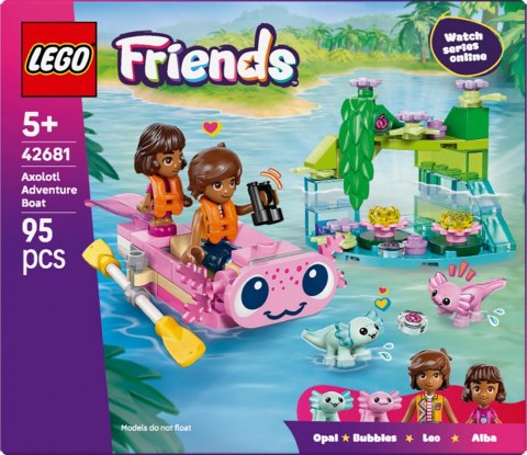 Klocki Friends 42681 Przygoda na aksolotlowej łodzi LEGO