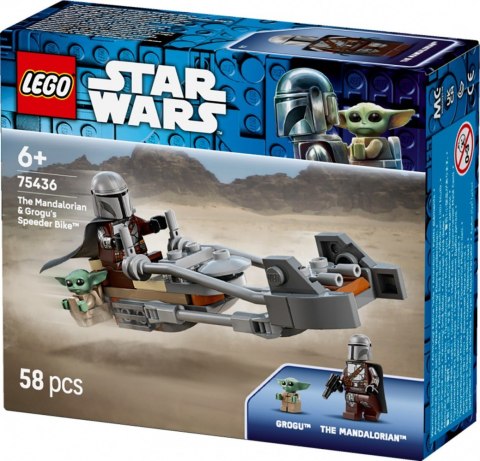 Klocki Star Wars 75436 Śmigacz Mandalorianina i Grogu LEGO