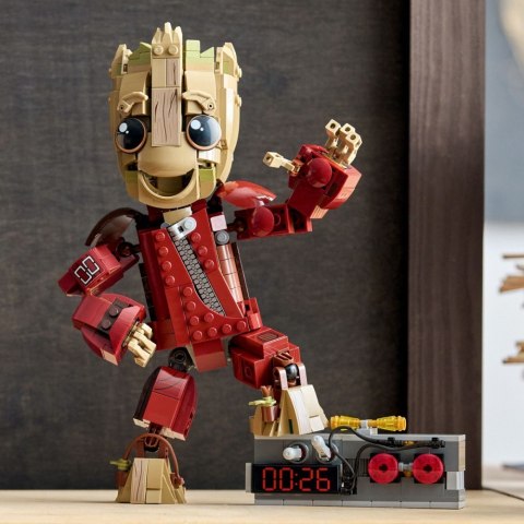 Klocki Super Heroes 76341 Groot w stroju Ravagera LEGO