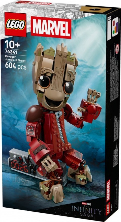 Klocki Super Heroes 76341 Groot w stroju Ravagera LEGO