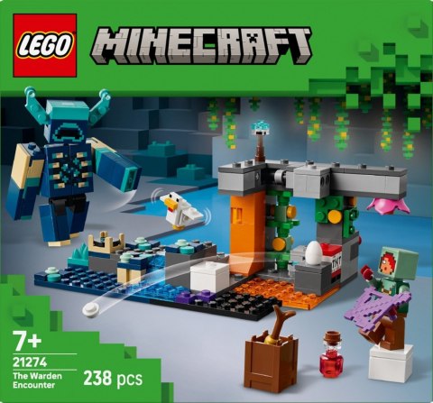 Klocki Minecraft 21274 Spotkanie ze strażnikiem LEGO