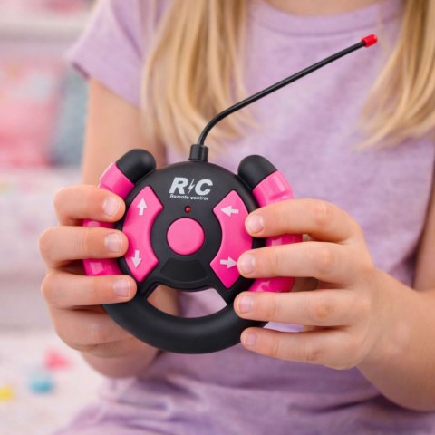 Samochód Terenowy Zdalnie Sterowany RC Z Lalkami Różowy 1:16 LEAN Toys