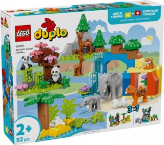 Klocki DUPLO 10446 Rodziny dzikich zwierząt 3 w 1 LEGO