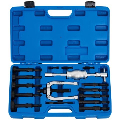 Zestaw do ściągania łożysk wewnętrznych bezwładnościowy dwuramienny 8-58 mm 16 elementów MSW