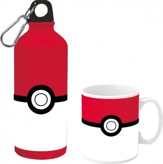 Butelka bidon 500ml aluminium + kubek Pokemon Kids Euroswan