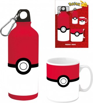 Butelka bidon 500ml aluminium + kubek Pokemon Kids Euroswan