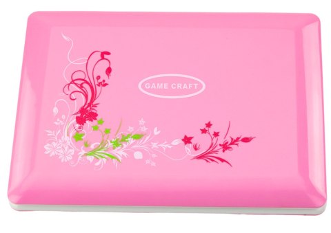 Laptop Edukacyjny Interaktywny 60 Funkcji Dwa Języki Myszka Różowy LEAN Toys