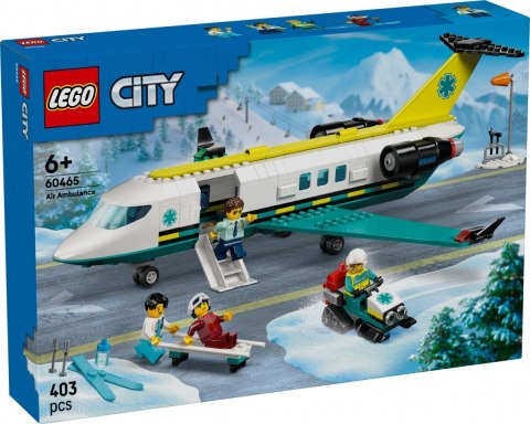 Klocki City 60465 Samolot pogotowia ratunkowego LEGO