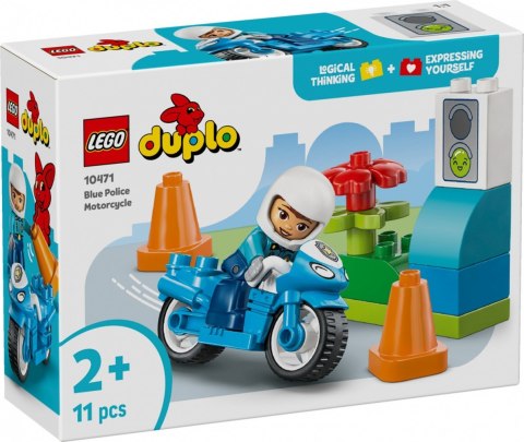 Klocki DUPLO 10471 Niebieski motocykl policyjny LEGO