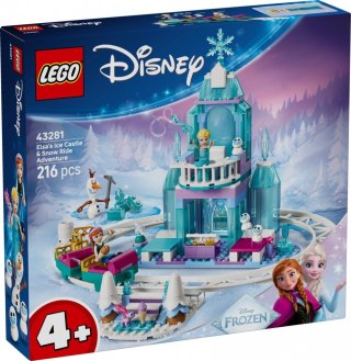 Klocki Disney 43281 Lodowy zamek Elzy i Śnieżna przejażdżka LEGO