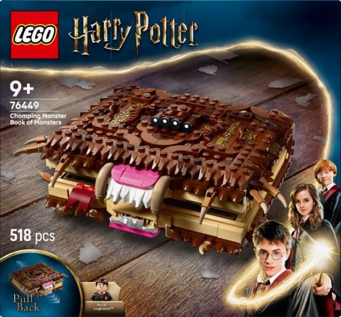 Klocki Harry Potter 76449 Potworna księga potworów z zębami LEGO