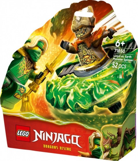 Klocki Ninjago 71850 Lloyd kontra ziemny potwór na spinnerze LEGO