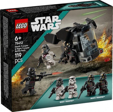 Klocki Star Wars 75412 Szturmowiec Śmierci i nocny szturmowiec - zestaw bitewny LEGO