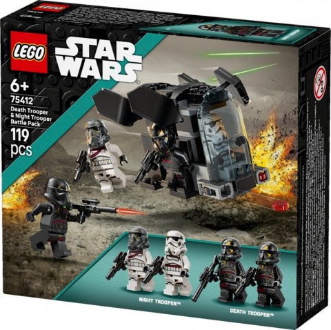 Klocki Star Wars 75412 Szturmowiec Śmierci i nocny szturmowiec - zestaw bitewny LEGO