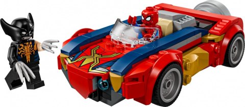 Klocki Super Heroes 76336 Spider-Man w samochodzie kontra zvenomowany Wolverine LEGO