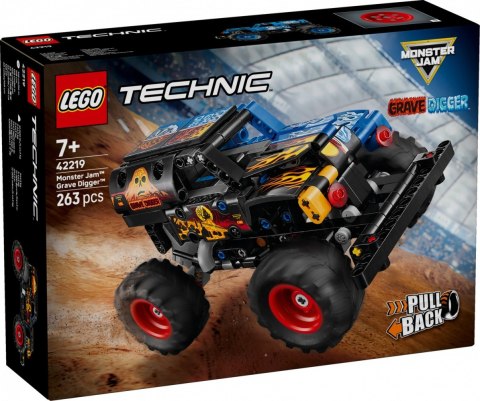 Klocki Technic 42219 Monster Jam Grave Digger Ogień i lód LEGO