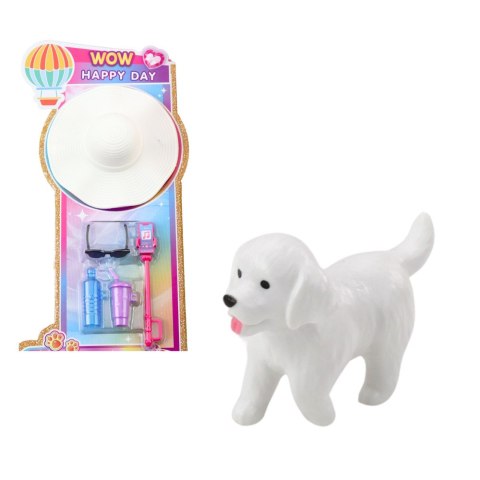 Zestaw Lalki Anlily Dziewczyna z Chłopakiem Akcesoria Kapelusz Piesek LEAN Toys