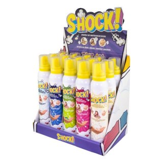 Pianko-żel SHOCK! 200ml Display 15 sztuk Mix TUBAN