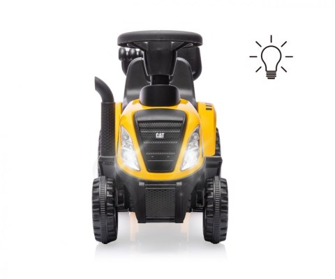 Pojazd CAT Traktor z przyczepą żółty jeździk Milly Mally