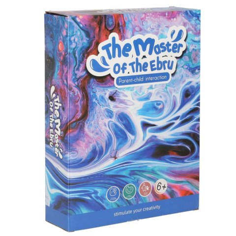 Malowanie na wodzie ebru zestaw kreatywny artystyczny akcesoria 12 kolorów Kik Sp. z o. o. Sp. k.