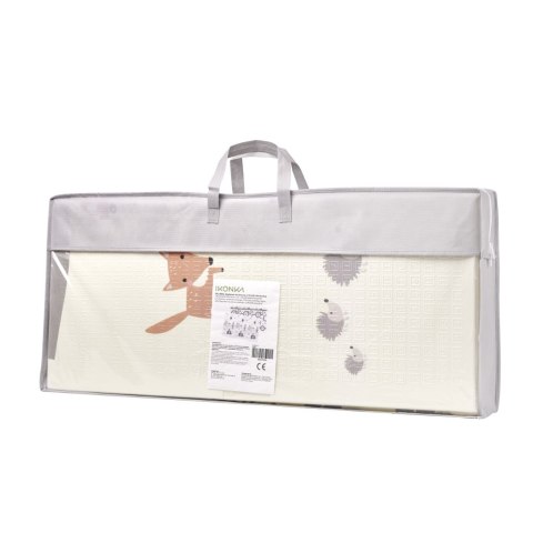 Mata edukacyjna piankowa dwustronna składana słonie las 180 x 200 cm Kik Sp. z o. o. Sp. k.