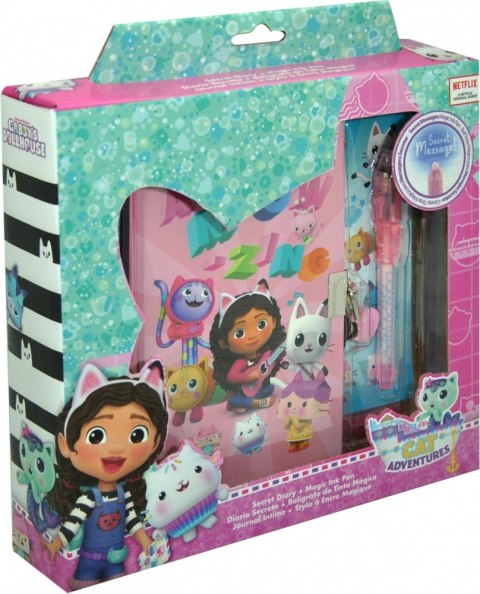 Pamiętnik z magicznym długopisem Koci Domek Gabi Kids Euroswan