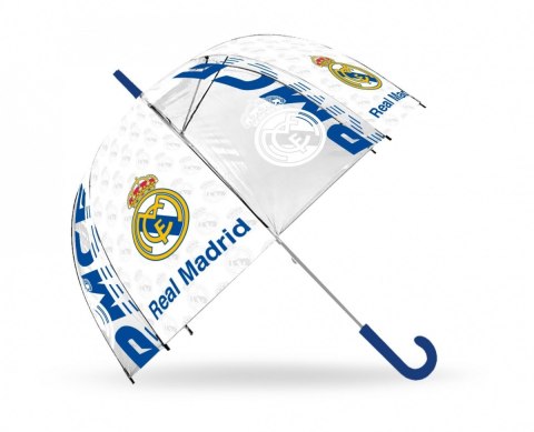 Parasolka przezroczysta manualna Real Madryt Kids Euroswan