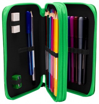 Piórnik dwukomorowy z wyposażeniem Minecraft Kids Euroswan