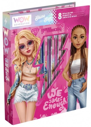 Zestaw kreatywny Notatnik, 8 długopisów Kids Euroswan