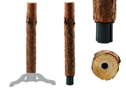 Stojak Pieniek Drewniany Na Cztery Nóżki Do Choinki Na Pniu LEAN