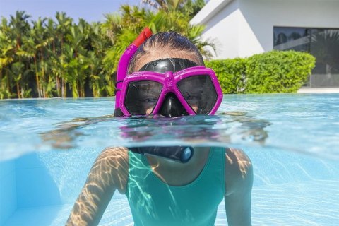 Zestaw do Nurkowania Maska z Rurką Różowy 24070 Bestway