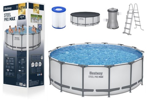 Basen Ogrodowy Stelażowy 427 x 122 cm Bestway 5612X Bestway