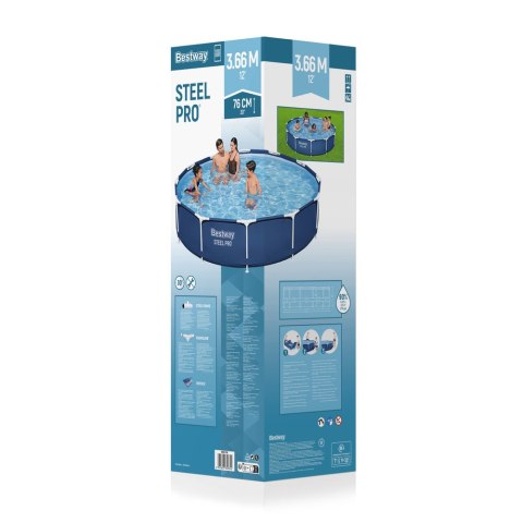 Basen Stelażowy 366 x 76 cm Bestway 56706 Bestway