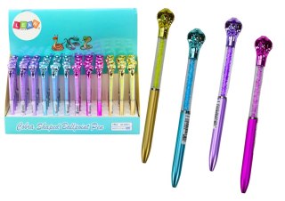 Długopis Z Kobrą Diamenciki Niebieski Wkład 0.7mm Mix LEAN Toys