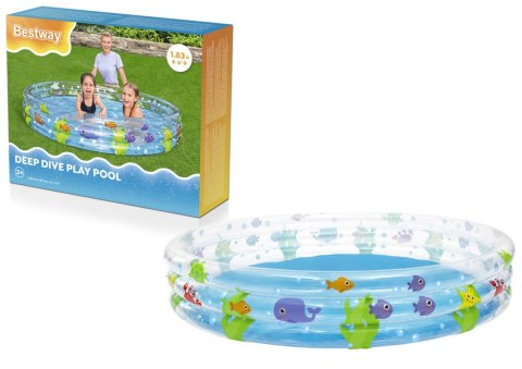 Dmuchany Basen Morski Świat 183 x 33 cm Bestway 51005 Bestway