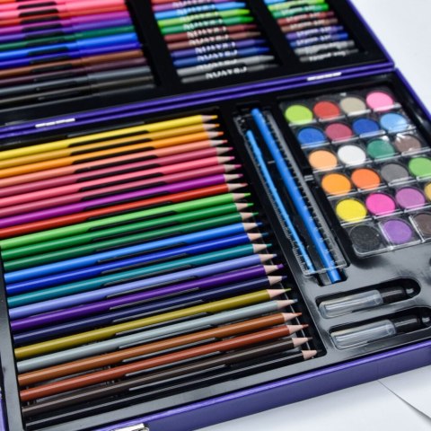 Zestaw Artystyczny W Walizce Z Jednorożcem Różowa 128 EL LEAN