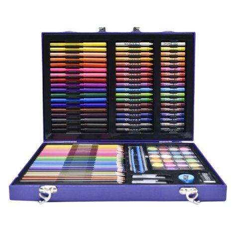 Zestaw Artystyczny W Walizce Z Jednorożcem Różowa 128 EL LEAN