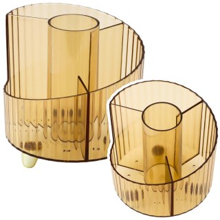 Organizer Na Przybory Szkolne Biurowe Transparentny Żółty LEAN