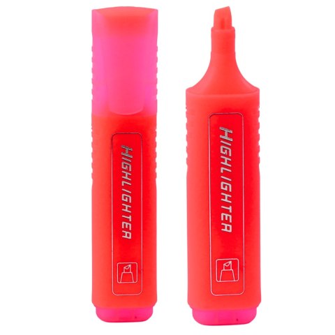 Pisak Zakreślacz Do Notatek Szkolny Biurowy Neonowy Intensywny Różowy LEAN