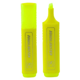 Pisak Zakreślacz Do Notatek Szkolny Biurowy Neonowy Intensywny Żółty LEAN