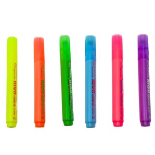 Zakreślacz Pisak Neonowy Do Notatek Szkolny Biurowy LEAN