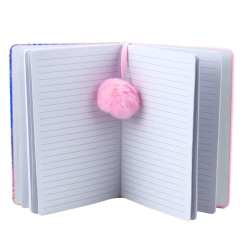 Zeszyt Notatnik W Linie Jednorożec Konfetti Holograficzny A5 80 Kartek LEAN