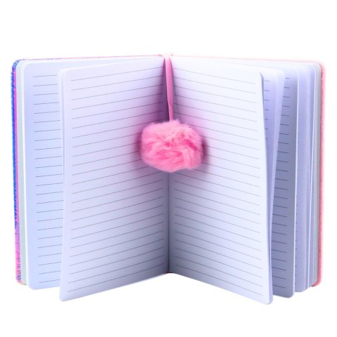 Zeszyt Notatnik W Linie Lizak Konfetti Holograficzny A5 80 Kartek LEAN