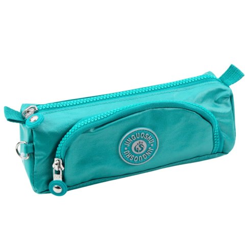 Piórnik Szkolny Funkcjonalny Dwie Kieszenie Zawieszka Mix LEAN