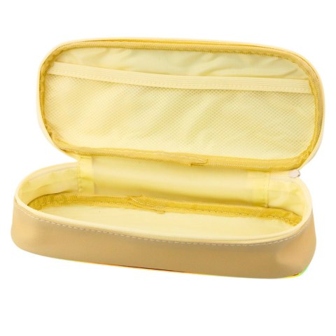 Piórnik Szkolny Przybornik Kosmiczne Tygryski Beżowy 24cm LEAN